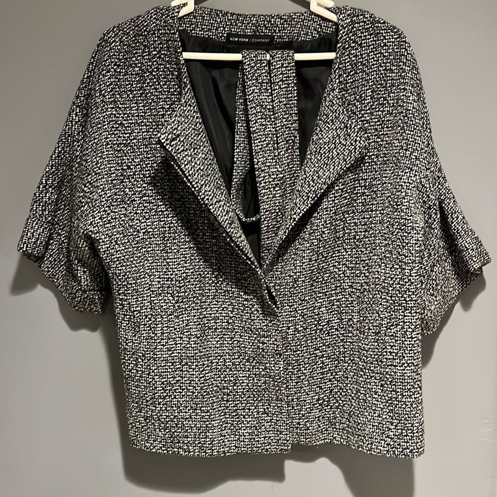 New York & Company Black and White Blazer